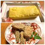 癒しの館　蕎麦処　仙酔庵 - だし巻きと金胡麻いわし