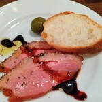 いつもの月夜に居酒屋オッツォ - 鴨ロース