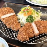 かつ壱 - Ｗロースかつ定食