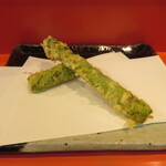 銀座 天一 - アスパラ