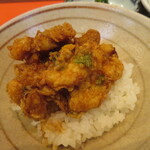 銀座 天一 - かき揚げ天丼（アップ）