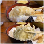 Sushi Sakana Dokoro Ajiro - 上 海老天
                        下 茄子天