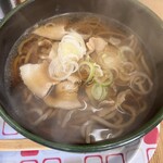 大滝ドライブインせいの - 豚肉そば¥670