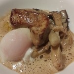 フランス料理 プリドール - （シャンゼリゼコース）フォアグラと卵 キノコのソース