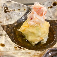 神楽坂 鮨 弥栄 - 毛蟹のせ湯葉つつみかに焼売