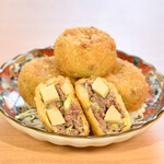 [Food Fair] Spring cabbage and bamboo shoot minced cutlet