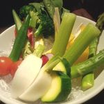 BARSAMICO - 農園野菜のバーニャカウダー　1260円