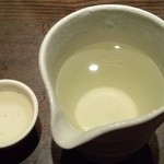 醪音 - 『英勲 純米しぼりたて生原酒』（１０００円・片口）～♪(^o^)丿