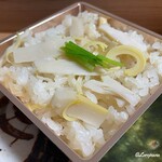 日本料理 新茶家 - 筍ごはん