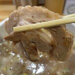 麺屋 電龍 - つけ麺チャーシュー　リフトアップ