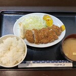 Tsunokuniya - チキンカツ定食　中ご飯