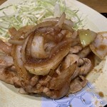 食彩 市 - 三元豚バラと玉葱の生姜焼き