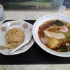 柏楼 - 醤油ラーメン 半チャーハンセット