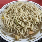 ラーメン もっけだの - 『えび塩ちゃんぽん』の天地返し