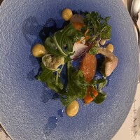 LA PAIX - 【前菜】サーモン・帆立・ホッキ貝