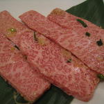 桔梗苑 - 特選和牛特上カルビ　塩