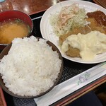 Wing - チキン南蛮とヒレカツ定食