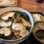 三崎庵 - ハチワレのおかめそば
