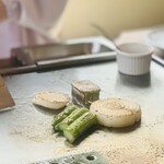 潜龍 - 野菜：アスパラ、玉葱、長芋、椎茸、生麩 ⑤