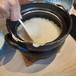 とんかつ神楽坂さくら - 土鍋のご飯が楽しみで来ています♪