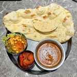 ナマステ - 料理写真:ランチ【ひき肉と卵カレー（1,100円）】