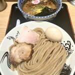 松戸富田麺業 - 『味玉 濃厚つけ麺 (中盛り 270g)』