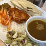 デリー 銀座店 - タンドリーチキンランチ(デリーカレー)