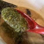 麺屋 伍利羅 - 志賀島産アカモク入り