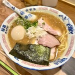 麺尊 RAGE - 濃厚豚骨魚介らーめん 1,600円＋特製トッピング 500円