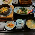 釜萬 - 料理写真:釜飯セット