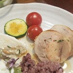 キッチン ブルー グローブ - 残りふた切れのバロンティーヌ