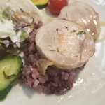 キッチン ブルー グローブ - ごはんに乗せます