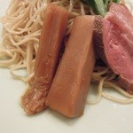 紫 くろ喜 - 【再訪】鴨つけそばのメンマは想像以上にジューシー