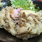 そば庄 出雲 やまもと屋 大町店 - 舞茸天ぷら蕎麦(冷や）