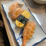 Sushi No Okuda - サーモン　玉子　海老