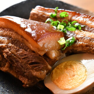 A full lineup of authentic Okinawan Cuisine including "Rafute" and "Goya Chanpuru"