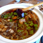 そば切 雨耕庵 - 投汁蕎麦（1人前1300円、注文は2人前〜）