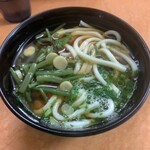 自笑亭 - 山菜うどん