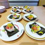 かっぱ寿司 - とろたく包み8皿