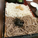 そば茶屋 吹上庵 - 合い盛り板蕎麦大盛り