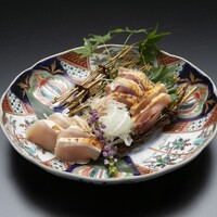 黒さつま鶏刺身
