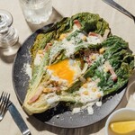 网烤长叶生菜凯撒沙拉/Grilled Caesar Salad