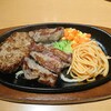 Suteki Miya - 自家製ハンバーグ（120g）・宮ロースカット（80g）1,830円