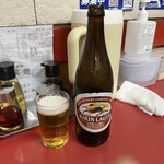 菜苑 - ビール中瓶