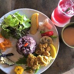 Cafe&Gallery Kaya - ランチプレート スープ  彩り良き