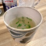 Torikawa Hakata Kawakko - ・鶏スープ（〆の無料サービス）