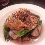 ル・ミストラル - 白子のソテー。ブイヨンスープ仕立て