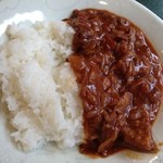 森のレストラン - 牛スジ肉とトマトのハヤシライス