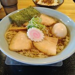 Good Day Ramen 千夏9 - 煮干し中華そば（細麺）＋味玉