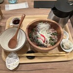 こめらく お茶漬けといろどり唐揚げ。 - 